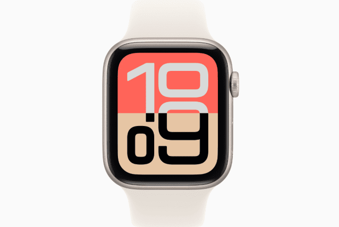 Apple Watch SE 3 GPS – 44mm Starlight Aluminium c/ Bracelete Starlight - Image 3